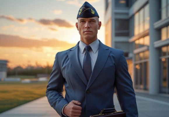 Airman transitioning to private business